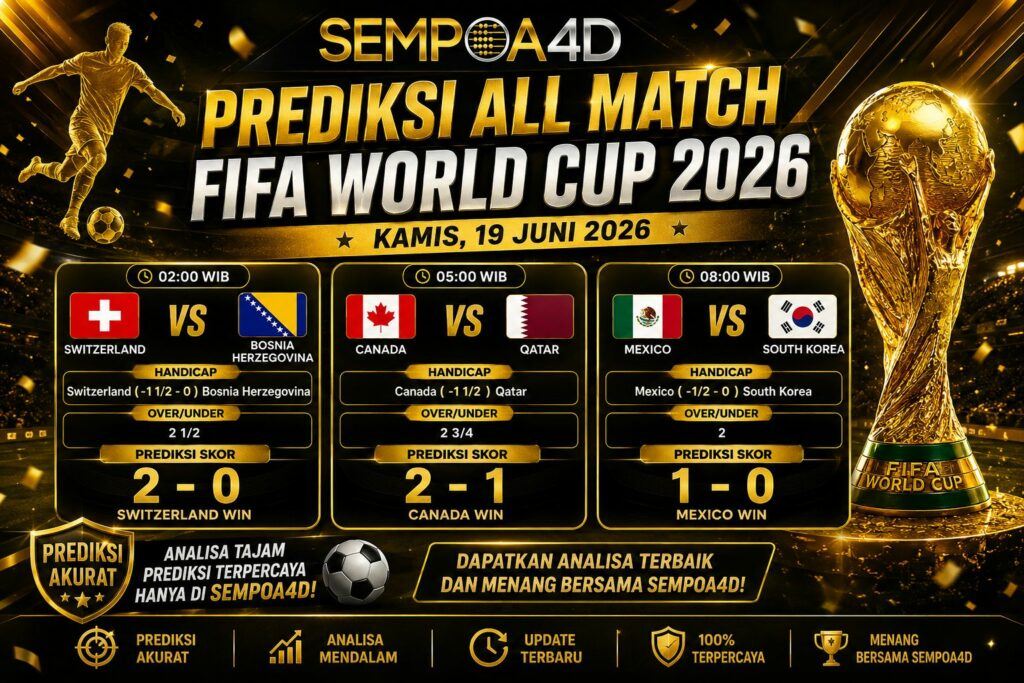 Prediksi Piala Dunia 2026 Kamis 19 Juni 2026: Analisis Lengkap dan Prediksi Skor Akurat