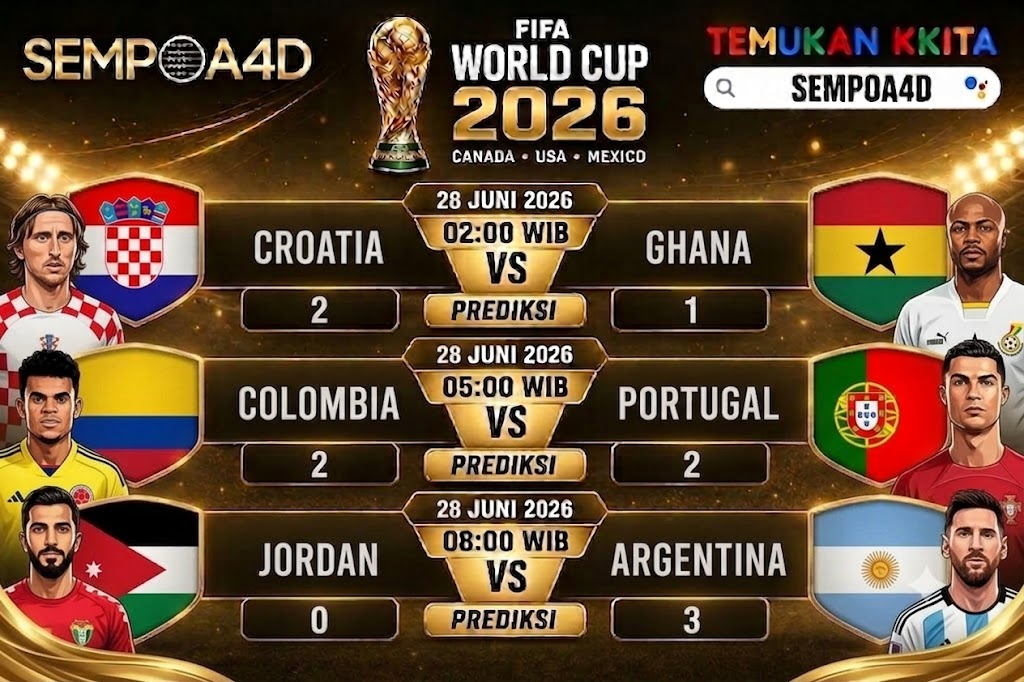 Prediksi Pertandingan 28 Juni 2026 – Match Pilihan