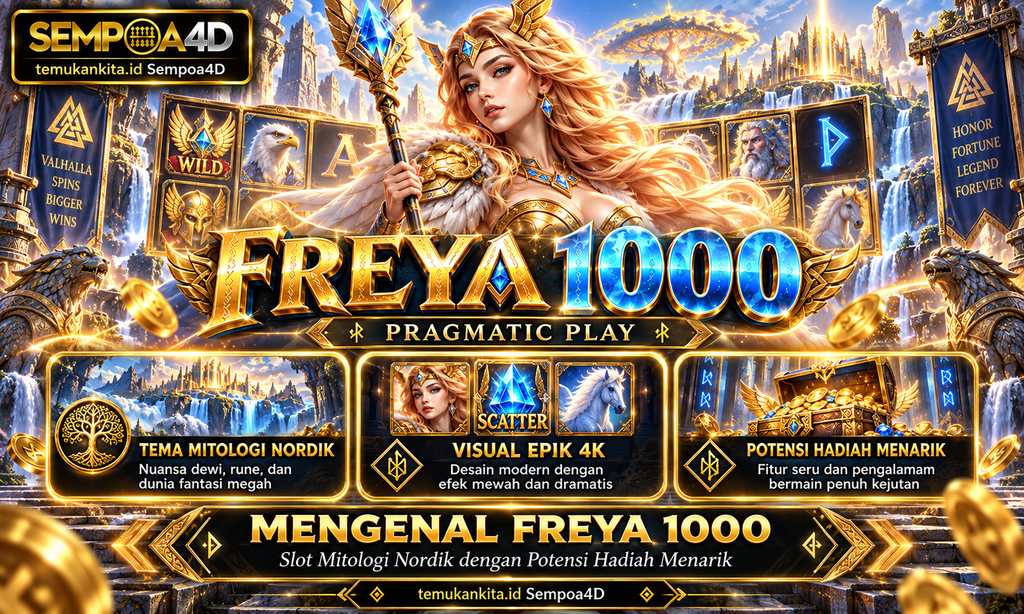 Freya 1000 Pragmatic Play: Slot Mitologi Nordik dengan Potensi Hadiah Menarik