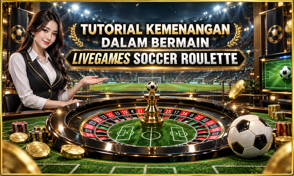 Toturial Kemenangan Dalam Bermain Permainan Livegames SOCCER ROULETTE